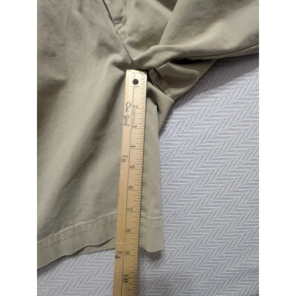 Polo Ralph Lauren shorts  Men's Khaki Chino Size 36 Classic Flat Front Cotton